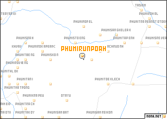 map of Phumĭ Rŭn Pŏăh