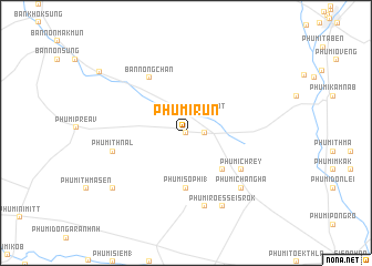 map of Phumĭ Rŭn