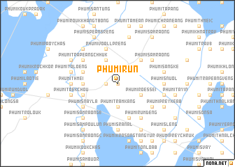 map of Phumĭ Rŭn