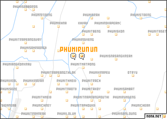 map of Phumĭ Rŭn