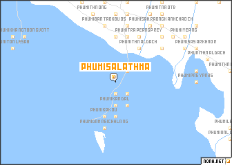 map of Phumĭ Sala Thmâ