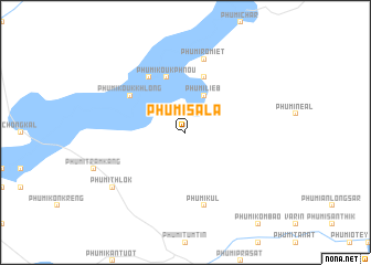 map of Phumĭ Sala