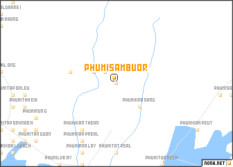 map of Phumĭ Sâmbuŏr