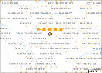 map of Phumĭ Sâmbuŏr