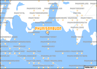 map of Phumĭ Sâmbuŏr