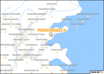 map of Phumĭ Sâmdéch