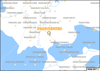 map of Phumĭ Sâmnak