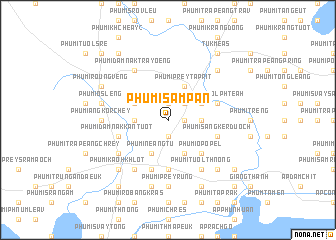 map of Phumĭ Sâmpan
