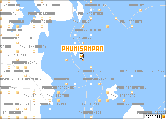 map of Phumĭ Sâmpan