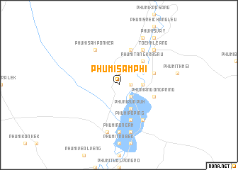 map of Phumĭ Sâmphi