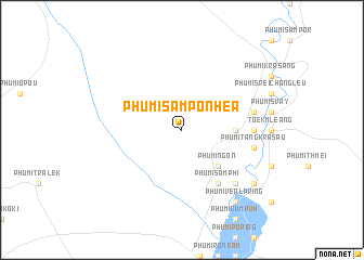 map of Phumĭ Sâmpônhéa