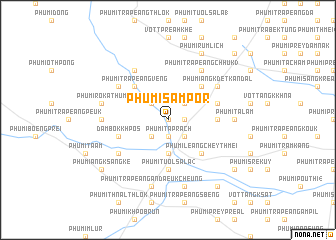 map of Phumĭ Sâmpôr