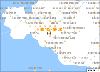 map of Phumĭ Sâmpôr