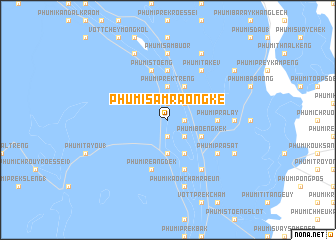 map of Phumĭ Sâmraông K\