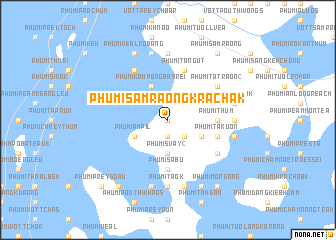 map of Phumĭ Sâmraông Krâchák