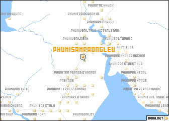 map of Phumĭ Sâmraông Leu