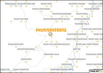 map of Phumĭ Sâmraông