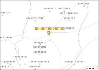 map of Phumĭ Sâmraông