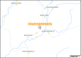 map of Phumĭ Sâmraông