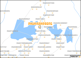 map of Phumĭ Sâmraông