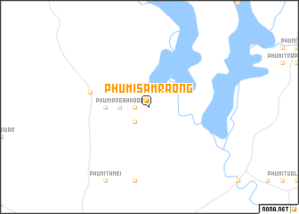map of Phumĭ Sâmraông
