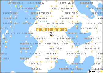 map of Phumĭ Sâmraông