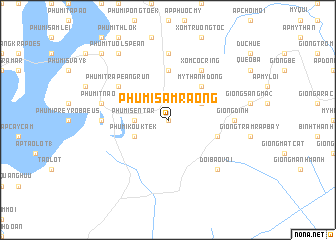 map of Phumĭ Sâmraông