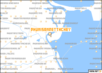 map of Phumĭ Sâmrĕtth Chey