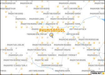 map of Phumĭ Sândŏl