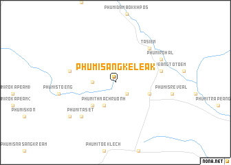 map of Phumĭ Sângkê Leăk