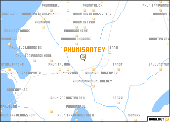 map of Phumĭ Sântey