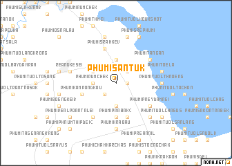 map of Phumĭ Sântŭk