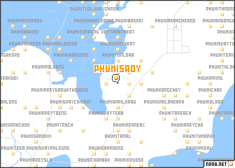 map of Phumĭ Saôy