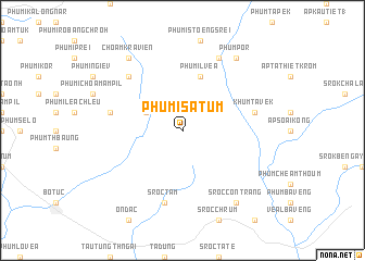 map of Phumĭ Satum