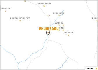 map of Phumĭ Sdau