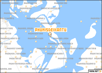 map of Phumĭ Sdei Kântu