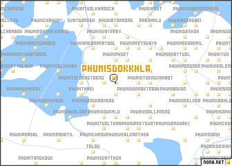 map of Phumĭ Sdŏk Khla