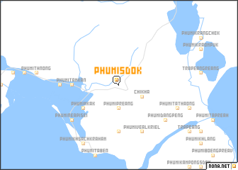 map of Phumĭ Sdŏk