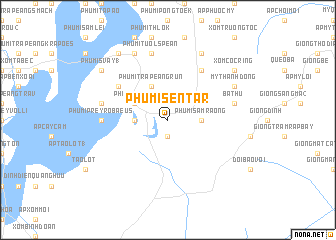 map of Phumĭ Sêntâr