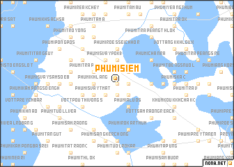 map of Phumĭ Siĕm