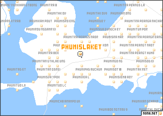 map of Phumĭ Slakêt