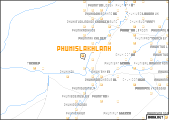 map of Phumĭ Slâkhlănh