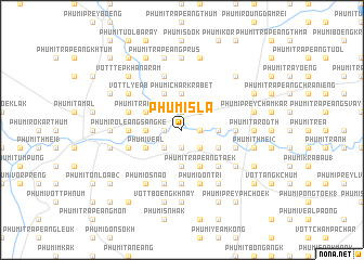 map of Phumĭ Sla