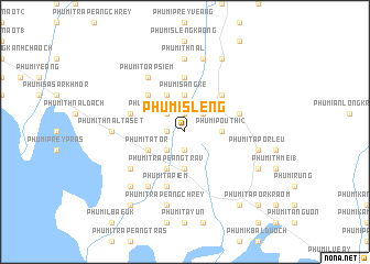 map of Phumĭ Slêng