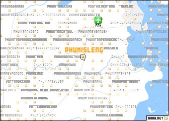 map of Phumĭ Slêng