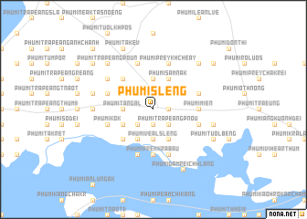 map of Phumĭ Slêng