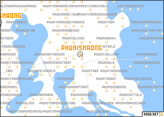 map of Phumĭ Smaông