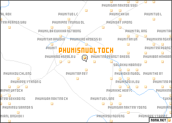 map of Phumĭ Snuŏl Toch