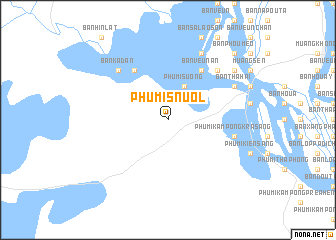 map of Phumĭ Snuŏl