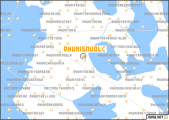 map of Phumĭ Snuŏl (2)